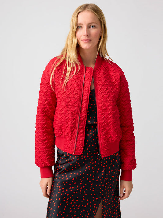 Heartbreak Bomber Jacket Roccoco